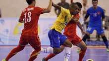 Nóng: Futsal Việt Nam hạ ĐKVĐ thế giới Brazil